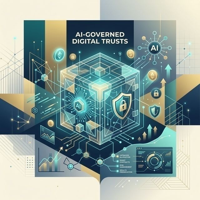 A modern 2D graphic showing a circular ecosystem of icons including a digital heart, a microscope, a smart watch, and a shield, symbolizing a holistic approach to longevity and wellness