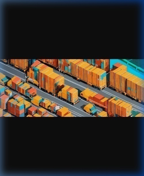 A modern 2D graphic representing a global supply chain map with green leaves and digital data nodes, symbolizing sustainable bioactive transport